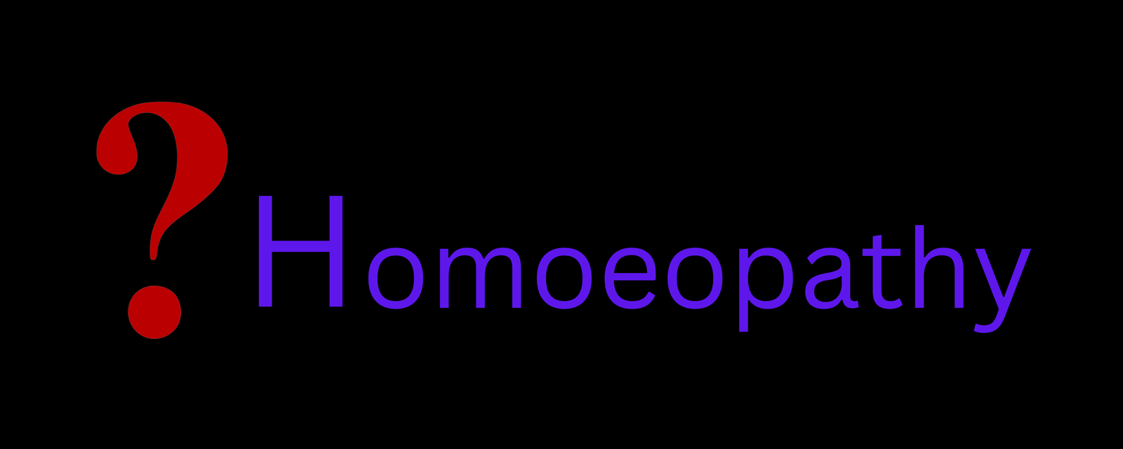 Homeopathy Banner